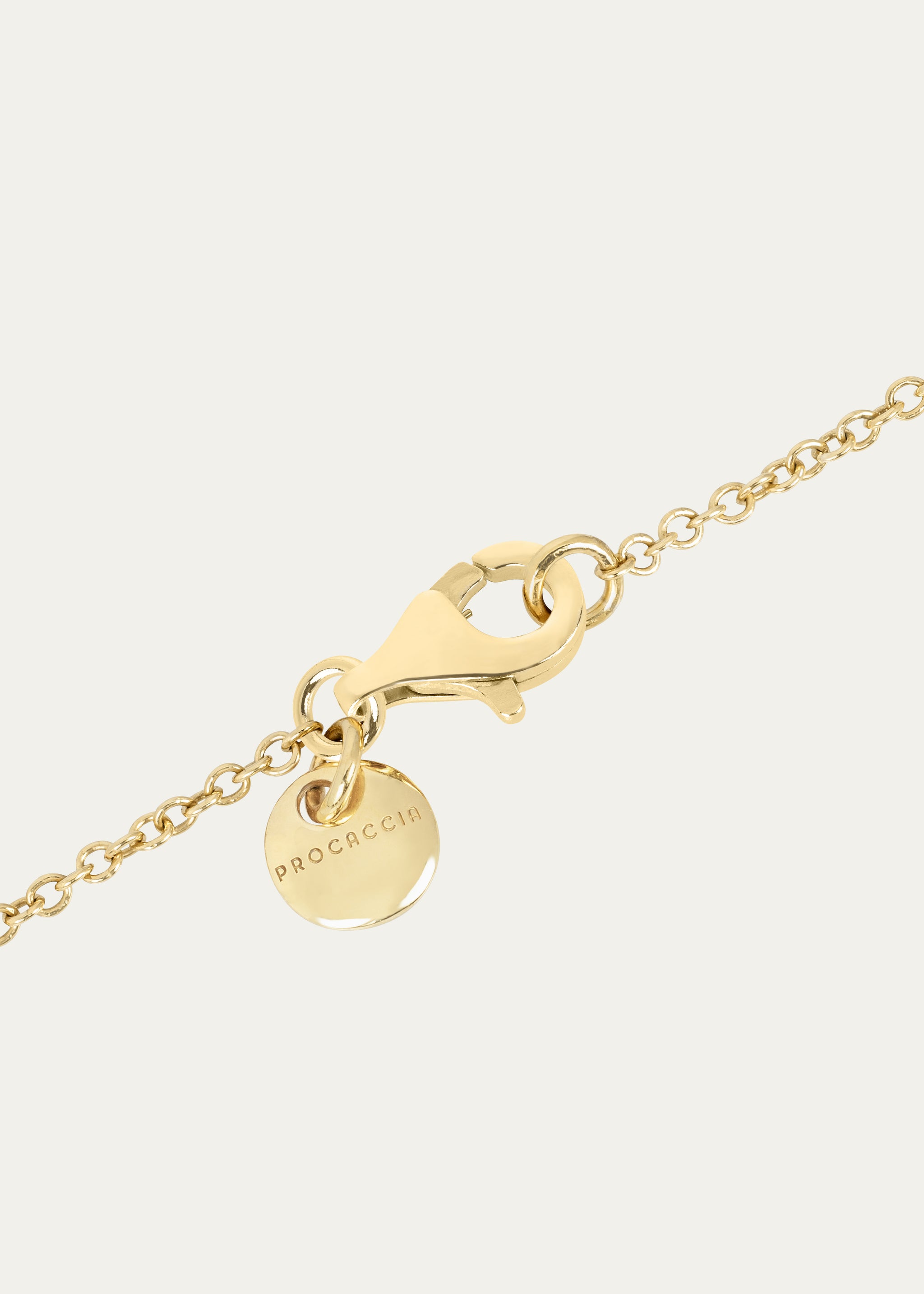 18K Gold Hebrew ZAYN Gray Spinel Necklace, 18